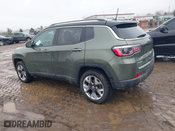 2021 Jeep Compass Limited with VIN 3C4NJDCBXMT533649, listed as a IAAI auction lot 41678358 with 42,346 mi miles and . Bid and sale history available at carsss.com. Image 3.