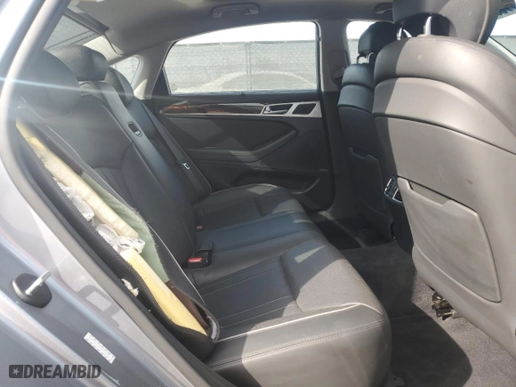 2016 Hyundai Genesis 3.8L with VIN KMHGN4JEXGU115091, listed as a Copart auction lot 47765205 with 29,698 mi miles and Salvage Title. Bid and sale history available at carsss.com. Image 10.