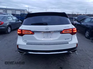 2018 Acura MDX with VIN 5J8YD4H3XJL026054, listed as a Copart auction lot 85116854 with 83,446 mi miles and Salvage Title. Bid and sale history available at DreamBid. Image 6.