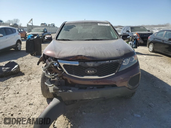 2012 Kia Sorento LX with VIN 5XYKT3A15CG288024, listed as a Copart auction lot 48458575 with 110,643 mi miles and Salvage Title. Bid and sale history available at carsss.com. Image 5.