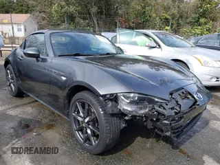 2017 Mazda MX-5 Miata RF Grand Touring with VIN JM1NDAM71H0108517, listed as a IAAI auction lot 41768908 with 41,994 mi miles. Bid and sale history available at carsss.com. Image 1.