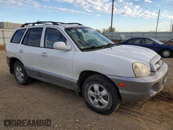 2005 Hyundai Santa Fe GLS with VIN KM8SC73E85U003398, listed as a Copart auction lot 74241874 with 162,057 mi miles and Salvage Title. Bid and sale history available at carsss.com. Image 4.