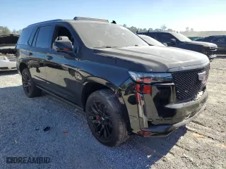 2024 Cadillac Escalade 4WD Sport Platinum with VIN 1GYS4GKL4RR248624, listed as a Copart auction lot 75739104 with 0 mi miles and Salvage Title. Bid and sale history available at carsss.com. Image 4.