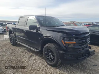 2024 Ford F-150 XLT with VIN 1FTFW3L89RKD35576, listed as a Copart auction lot 49867725 with 8,608 mi miles and Salvage Title. Bid and sale history available at DreamBid. Image 4.