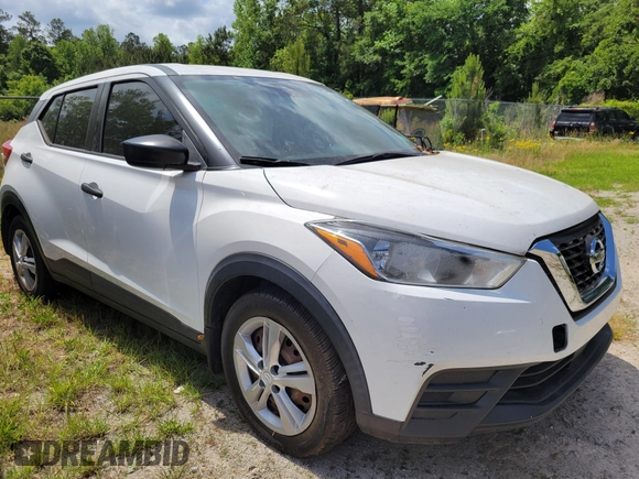 2020 Nissan Kicks S with VIN 3N1CP5BV9LL487319, listed as a IAAI auction lot 42208709 with 70,582 mi miles and . Bid and sale history available at DreamBid. Image 1.