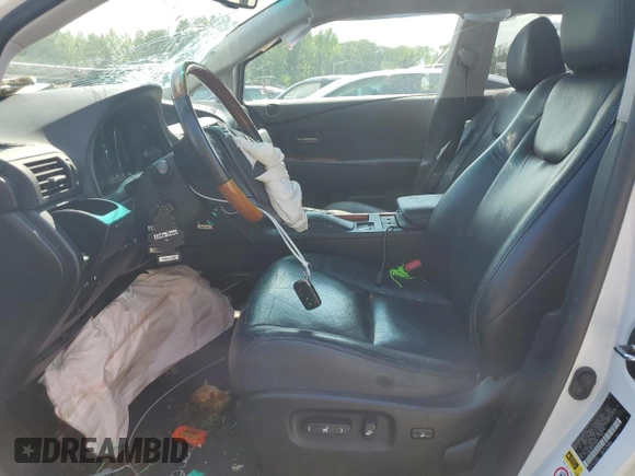 2012 Lexus RX 350 with VIN 2T2BK1BAXCC150931, listed as a Copart auction lot 58737585 with 90,461 mi miles and Salvage title. Bid and sale history available at DreamBid. Image 7.