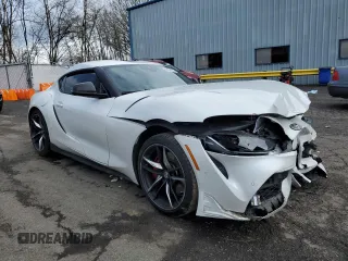 2020 Toyota Supra 3.0 with VIN WZ1DB4C06LW032176, listed as a Copart auction lot 49458085 with Not provided miles and Salvage title. Bid and sale history available at DreamBid. Image 4.