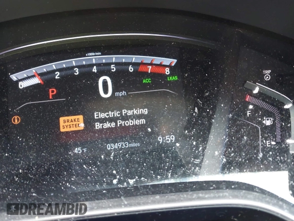 2020 Honda CR-V EX with VIN 2HKRW2H52LH667547, listed as a IAAI auction lot 41839762 with 34,933 mi miles. Bid and sale history available at carsss.com. Image 15.