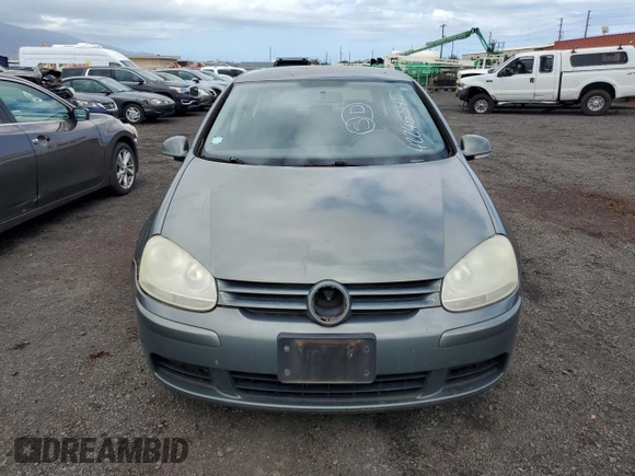 2008 Volkswagen Rabbit S with VIN WVWDA91K78W154569, listed as a Copart auction lot 42245345 with 131,742 mi miles and Salvage title. Bid and sale history available at DreamBid. Image 5.