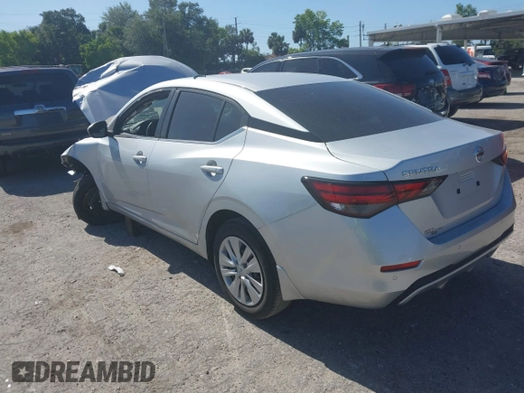 2020 Nissan Sentra S with VIN 3N1AB8BV5LY275270, listed as a IAAI auction lot 42167212 with 42,196 mi miles. Bid and sale history available at carsss.com. Image 3.