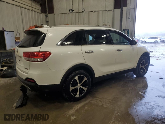 2016 Kia Sorento EX with VIN 5XYPHDA15GG145206, listed as a Copart auction lot 47444515 with 65,206 mi miles and Clean Title. Bid and sale history available at carsss.com. Image 3.