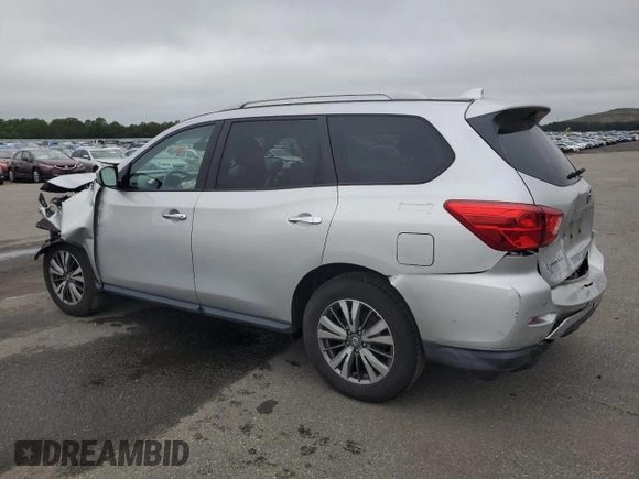 2019 Nissan Pathfinder S with VIN 5N1DR2MM1KC639548, listed as a Copart auction lot 59426945 with 73,412 mi miles and Salvage title. Bid and sale history available at DreamBid. Image 2.