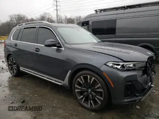 2019 BMW X7 xDrive40i with VIN 5UXCW2C51KL082125, listed as a Copart auction lot 47482325 with 0 mi miles and Salvage Title. Bid and sale history available at carsss.com. Image 4.