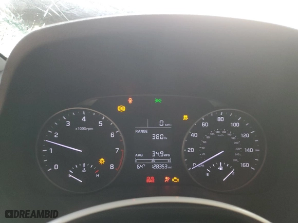 2018 Hyundai Elantra SE with VIN 5NPD74LF8JH282722, listed as a Copart auction lot 42441955 with 128,353 mi miles and Salvage Title. Bid and sale history available at carsss.com. Image 9.