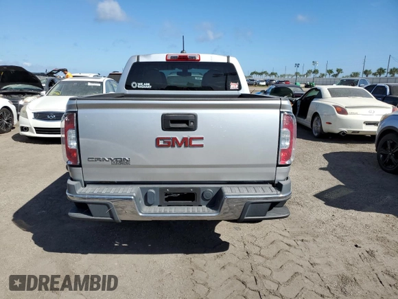 2016 GMC Canyon 2WD with VIN 1GTG5BE30G1309566, listed as a Copart auction lot 75202304 with 0 mi miles and Salvage Title. Bid and sale history available at carsss.com. Image 6.