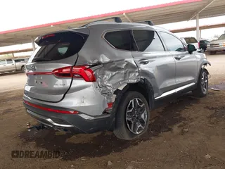 2023 Hyundai Santa Fe Limited with VIN 5NMS4DAL3PH602267, listed as a IAAI auction lot 41915927 with 36,501 mi miles. Bid and sale history available at carsss.com. Image 4.