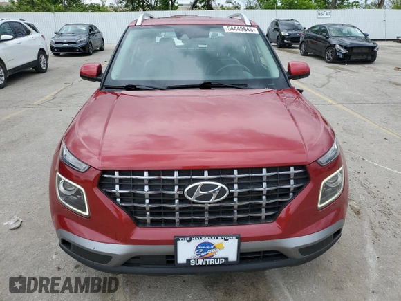 2022 Hyundai Venue SEL with VIN KMHRC8A38NU192771, listed as a Copart auction lot 54449645 with 35,152 mi miles and Salvage title. Bid and sale history available at DreamBid. Image 5.