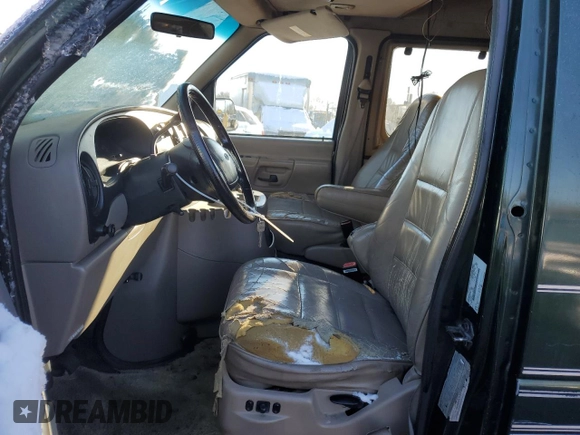 2000 Ford Econoline Cargo with VIN 1FDRE14W9YHA92344, listed as a Copart auction lot 83749374 with 164,823 mi miles and Salvage Title. Bid and sale history available at DreamBid. Image 7.