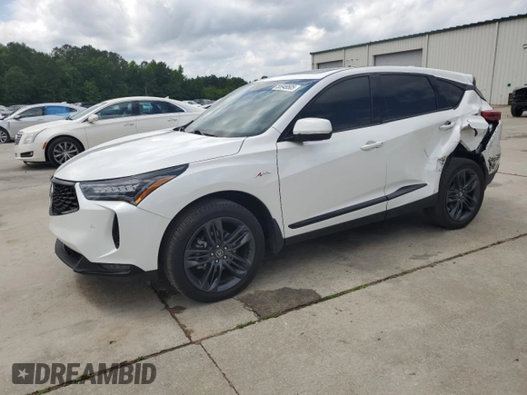 2022 Acura RDX w/A-Spec Package with VIN 5J8TC1H60NL004303, listed as a Copart auction lot 55949505 with 28,026 mi miles and Salvage title. Bid and sale history available at DreamBid. Image 1.