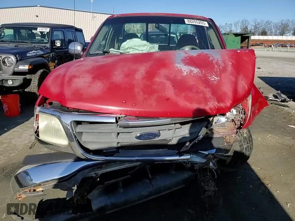 2002 Ford F-150 XL with VIN 1FTRF17W82NA13168, listed as a Copart auction lot 88205265 with Not Provided miles and Salvage Title. Bid and sale history available at carsss.com. Image 11.