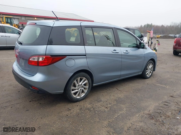 2012 Mazda Mazda5 Sport with VIN JM1CW2BL0C0141119, listed as a IAAI auction lot 42073200 with 142,805 mi miles. Bid and sale history available at carsss.com. Image 4.