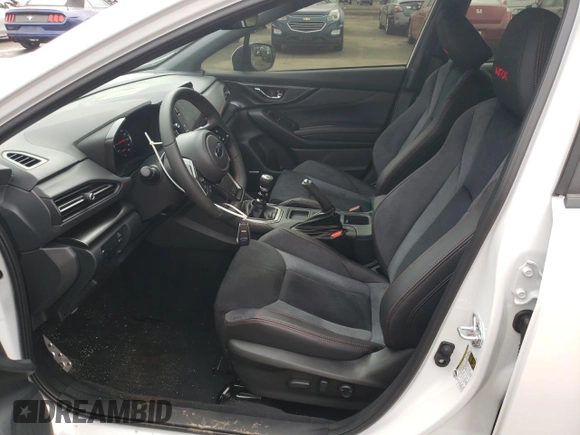 2024 Subaru WRX Limited with VIN JF1VBAN61R9813574, listed as a Copart auction lot 47877155 with 258 mi miles and Salvage title. Bid and sale history available at DreamBid. Image 7.