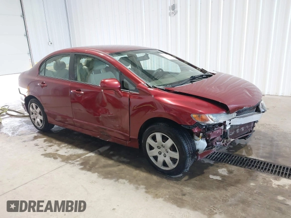 2008 Honda Civic LX with VIN 1HGFA16518L054760, listed as a IAAI auction lot 42051809 with 141,763 mi miles and . Bid and sale history available at DreamBid. Image 1.