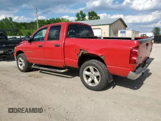 2007 Dodge 1500 Laramie with VIN 1D7HU18287S133970, listed as a Copart auction lot 57089605 with 208,083 mi miles and Salvage title. Bid and sale history available at DreamBid. Image 2.