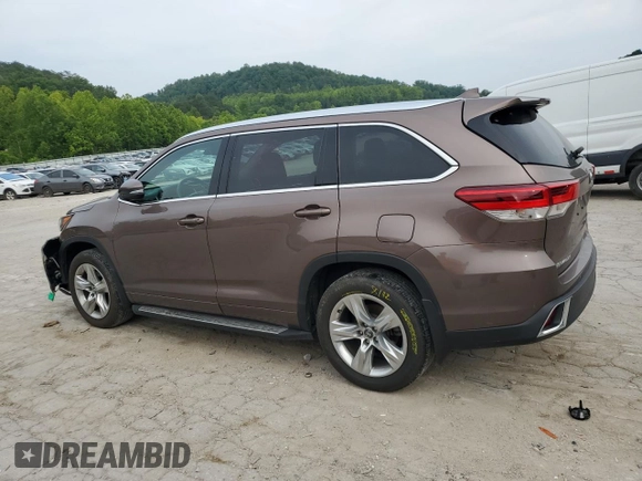 2018 Toyota Highlander Limited with VIN 5TDDZRFH9JS906459, listed as a Copart auction lot 60780655 with 32,068 mi miles and Salvage title. Bid and sale history available at DreamBid. Image 2.