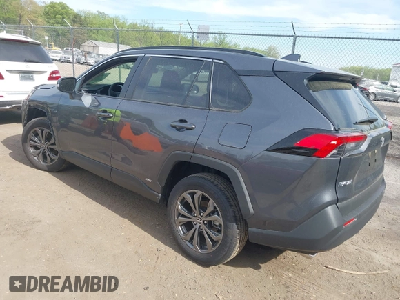2025 Toyota RAV4 Hybrid XLE Premium with VIN JTMB6RFV5SD154617, listed as a IAAI auction lot 42066826 with 2,410 mi miles and . Bid and sale history available at DreamBid. Image 3.