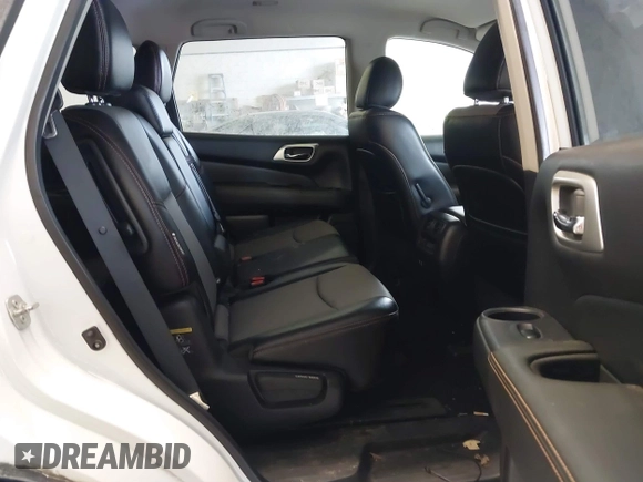 2019 Nissan Pathfinder S with VIN 5N1DR2MM9KC647851, listed as a IAAI auction lot 41289955 with 77,346 mi miles and . Bid and sale history available at DreamBid. Image 8.