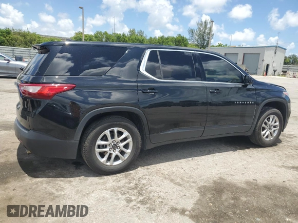 2020 Chevrolet Traverse LS with VIN 1GNERFKW4LJ188446, listed as a Copart auction lot 64598614 with 64,715 mi miles and Salvage Title. Bid and sale history available at carsss.com. Image 3.