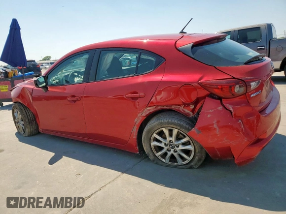 2018 Mazda 3 Sport with VIN 3MZBN1K73JM202577, listed as a Copart auction lot 52208665 with 134,207 mi miles and Salvage Title. Bid and sale history available at DreamBid. Image 2.