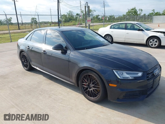 2018 Audi A4 Premium Plus z VIN WAUENAF48JA061984, wystawiony jako IAAI lot #42188859 z przebiegiem 105 155 mil mil oraz . Historia ofert i sprzedaży dostępna na DreamBid. Obrazek 1.
