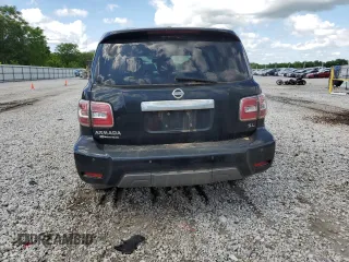 2020 Nissan Armada SL with VIN JN8AY2NC3L9618493, listed as a Copart auction lot 52417744 with 124,939 mi miles and Salvage Title. Bid and sale history available at carsss.com. Image 6.