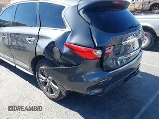 2013 Infiniti JX35 with VIN 5N1AL0MM8DC317601, listed as a IAAI auction lot 40678694 with 142,221 mi miles and . Bid and sale history available at DreamBid. Image 6.