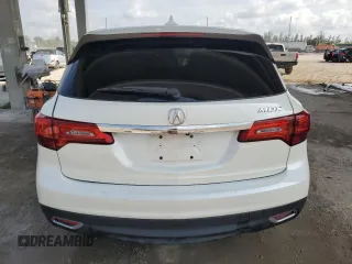 2015 Acura MDX with VIN 5FRYD3H24FB002017, listed as a Copart auction lot 57787255 with 138,046 mi miles and Salvage title. Bid and sale history available at DreamBid. Image 6.