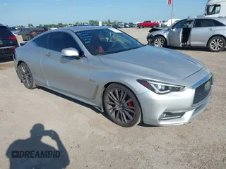 2017 Infiniti Q60 Red Sport 400 z VIN JN1FV7EK1HM610205, wystawiony jako IAAI lot #42099296 z przebiegiem 81 991 mil mil oraz . Historia ofert i sprzedaży dostępna na DreamBid. Obrazek 1.