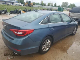 2016 Hyundai Sonata SE with VIN 5NPE24AF8GH407121, listed as a Copart auction lot 52639533 with 114,906 mi miles and Salvage Title. Bid and sale history available at carsss.com. Image 3.