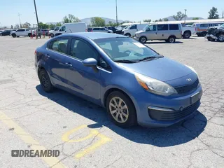 2016 Kia Rio LX with VIN KNADM4A32G6648191, listed as a IAAI auction lot 41925984 with 187,116 mi miles. Bid and sale history available at carsss.com. Image 1.