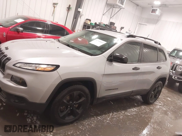 2017 Jeep Cherokee Sport with VIN 1C4PJMAB6HW557359, listed as a IAAI auction lot 41793093 with 194,400 mi miles. Bid and sale history available at carsss.com. Image 15.