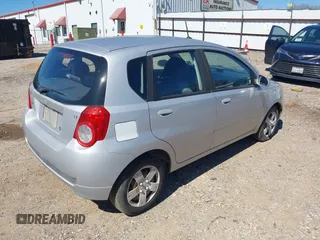 2009 Chevrolet Aveo 1LT with VIN KL1TD66E19B651119, listed as a IAAI auction lot 41648261 with 132,456 mi miles and . Bid and sale history available at DreamBid. Image 4.