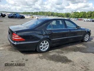 2002 Mercedes-Benz S 500 with VIN WDBNG75J92A289239, listed as a Copart auction lot 59052135 with Not provided miles and Salvage title. Bid and sale history available at DreamBid. Image 3.