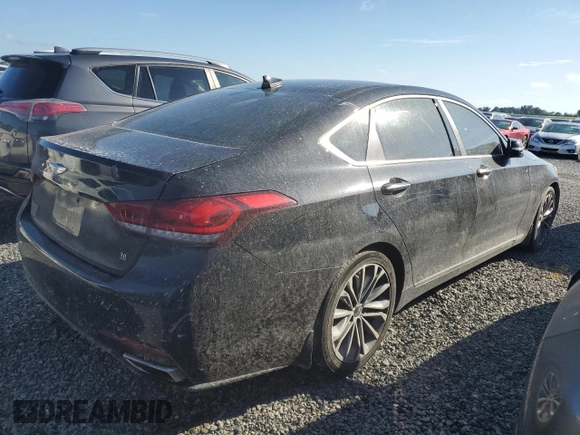 2016 Hyundai Genesis 3.8L with VIN KMHGN4JE9GU121528, listed as a Copart auction lot 73956134 with 0 mi miles and Non Repairable. Bid and sale history available at carsss.com. Image 3.
