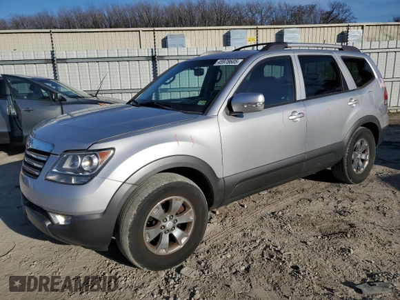 2009 Kia Borrego LX with VIN KNDJH741895036558, listed as a Copart auction lot 45978605 with 118,256 mi miles and Clean Title. Bid and sale history available at DreamBid. Image 1.
