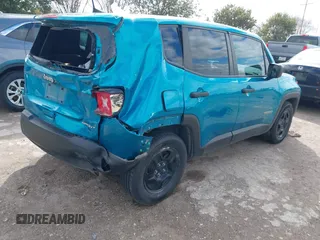 2021 Jeep Renegade Sport with VIN ZACNJCABXMPM46996, listed as a IAAI auction lot 41285728 with 34,266 mi miles and . Bid and sale history available at DreamBid. Image 4.
