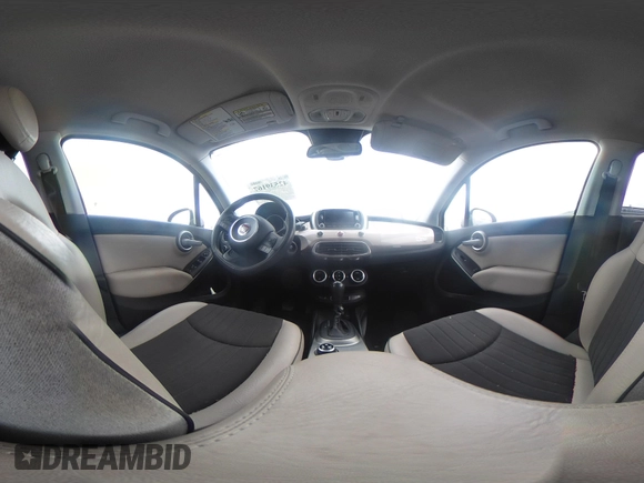 2016 FIAT 500X Lounge with VIN ZFBCFYDT0GP345757, listed as a IAAI auction lot 42539167 with 59,582 mi miles and . Bid and sale history available at DreamBid. Image 18.