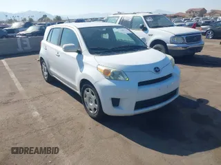 2008 Scion xD with VIN JTKKU10448J011989, listed as a IAAI auction lot 41471728 with 194,281 mi miles. Bid and sale history available at carsss.com. Image 1.