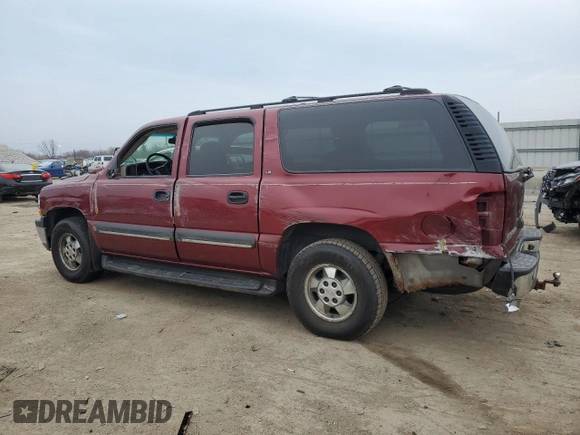 2002 Chevrolet Suburban LT with VIN 1GNFK16Z22J292657, listed as a Copart auction lot 85490564 with 213,641 mi miles and Salvage Title. Bid and sale history available at carsss.com. Image 2.