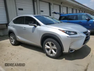 2017 Lexus NX 200t with VIN JTJYARBZ7H2078501, listed as a Copart auction lot 59985045 with 107,642 mi miles and Salvage title. Bid and sale history available at DreamBid. Image 4.